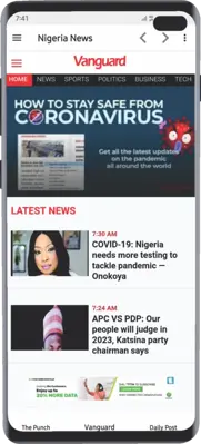 Nigeria News android App screenshot 5